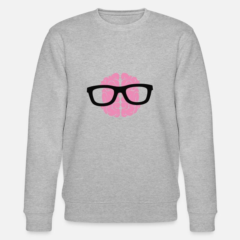 gehirn - Stanley/Stella Unisex Bio-Sweatshirt CHANGER  - Grau meliert