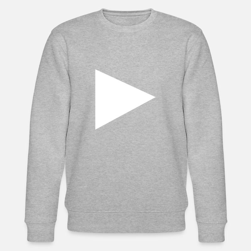 Play | Weiß - Stanley/Stella Unisex Bio-Sweatshirt CHANGER - Grau meliert