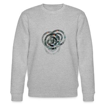 cercles - Sweat bio CHANGER Stanley/Stella Unisexe - gris chiné - Devant - Nik (191cm) & Marisol (170cm)