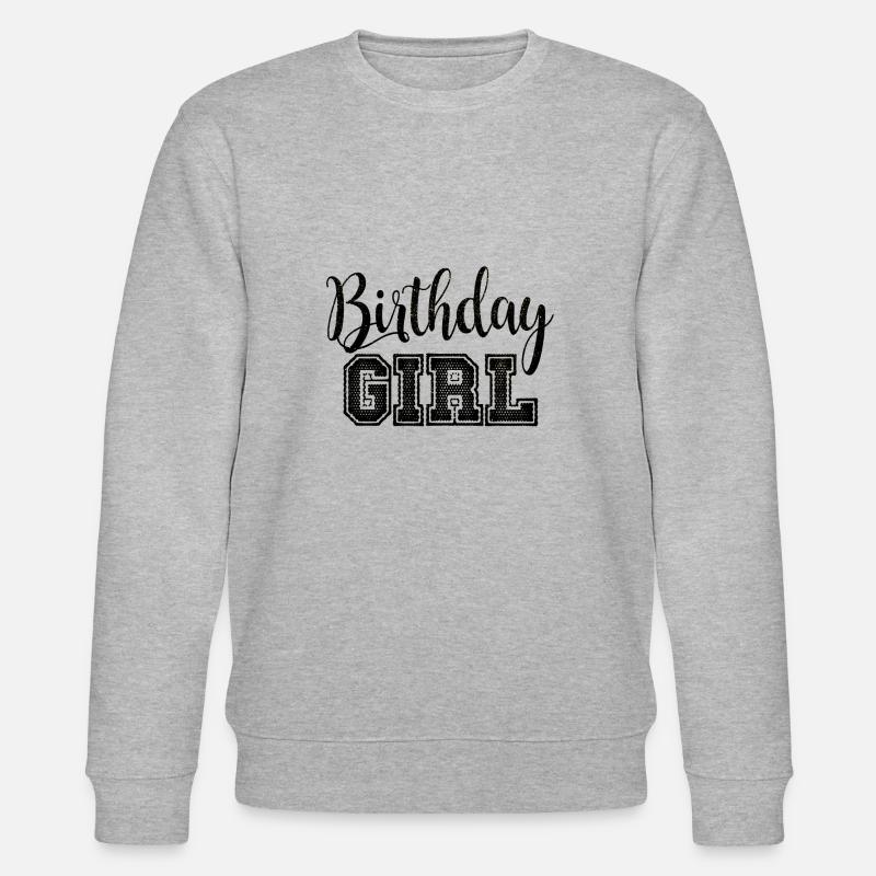 Fille d'anniversaire - Sweat bio CHANGER Stanley/Stella Unisexe - gris chiné