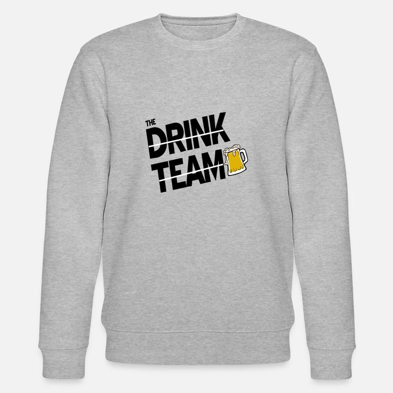 Drink Team - Stanley/Stella Unisex Bio-Sweatshirt CHANGER  - Grau meliert