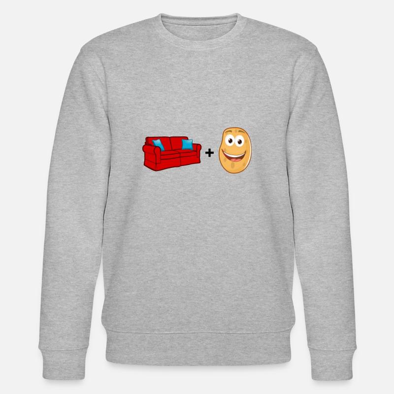 Couchpotato - Stanley/Stella Unisex Bio-Sweatshirt CHANGER  - Grau meliert