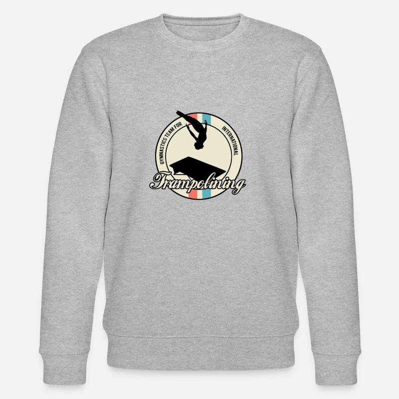 trampolining trampolin - Stanley/Stella Unisex Bio-Sweatshirt CHANGER  - Grau meliert