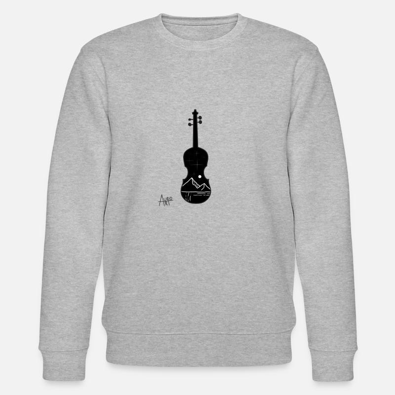 musique de violon - Sweat bio CHANGER Stanley/Stella Unisexe - gris chiné