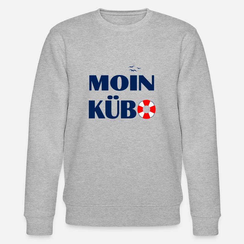 Moin Kübo Kühlungsborn Ostsee Geschenk - Stanley/Stella Unisex Bio-Sweatshirt CHANGER  - Grau meliert