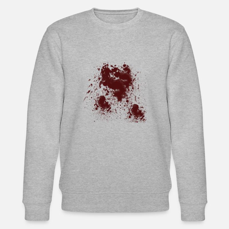 blood - Stanley/Stella Unisex Bio-Sweatshirt CHANGER  - Grau meliert