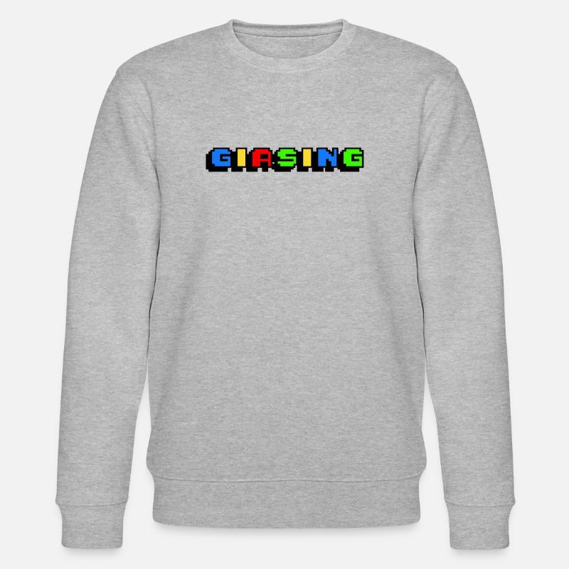 Giasing Pixel Giesing Munich 089 Minga - Sweat bio CHANGER Stanley/Stella Unisexe - gris chiné