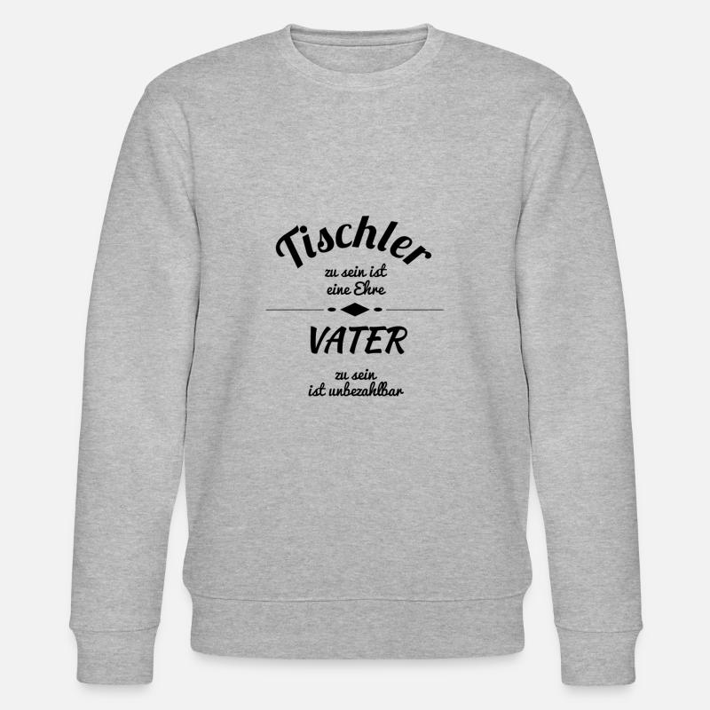 Tischler - Stanley/Stella Unisex Bio-Sweatshirt CHANGER  - Grau meliert