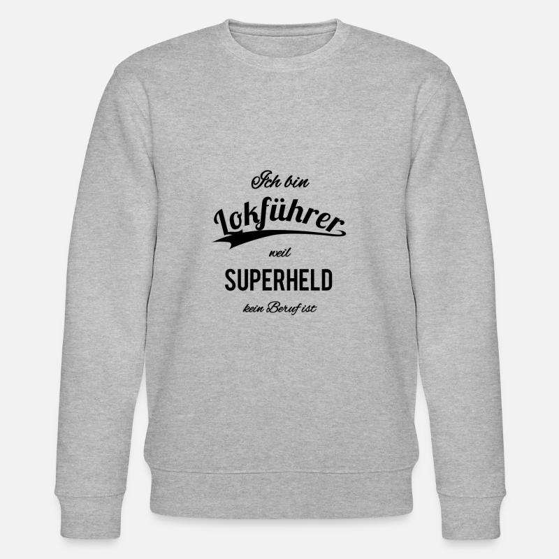Lokführer - Stanley/Stella Unisex Bio-Sweatshirt CHANGER  - Grau meliert