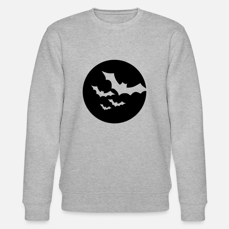 Bat - Stanley/Stella CHANGER Unisex Organic Sweatshirt - heather grey