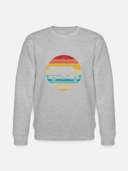 Wohnmobil - Stanley/Stella Unisex Bio-Sweatshirt CHANGER - Grau meliert