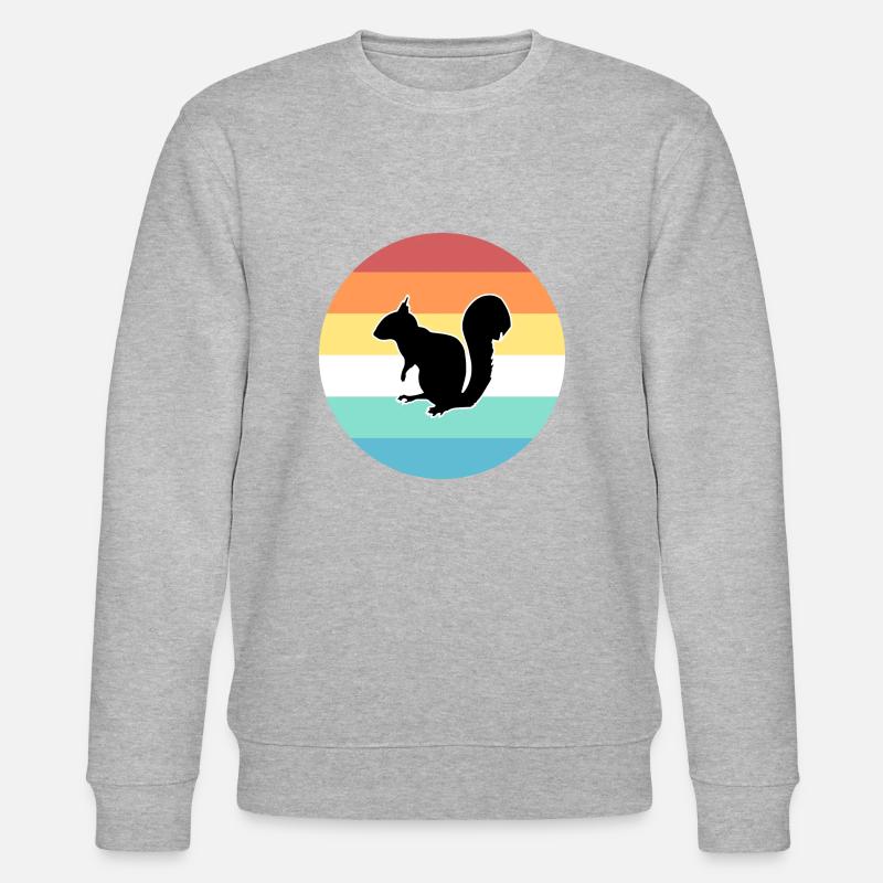 Eichhörnchen - Stanley/Stella Unisex Bio-Sweatshirt CHANGER  - Grau meliert