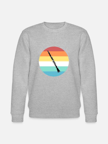 clarinet - Stanley/Stella CHANGER Unisex Organic Sweatshirt - heather grey