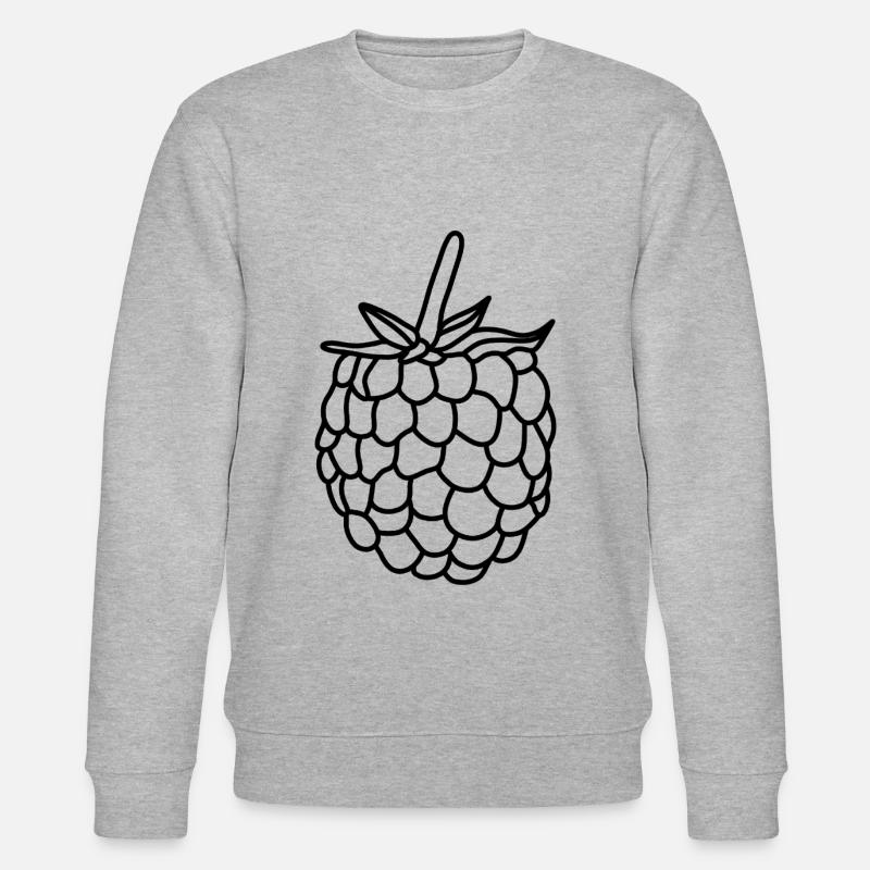 Raspberry Berry Vitamins - Stanley/Stella CHANGER Unisex Organic Sweatshirt - heather grey