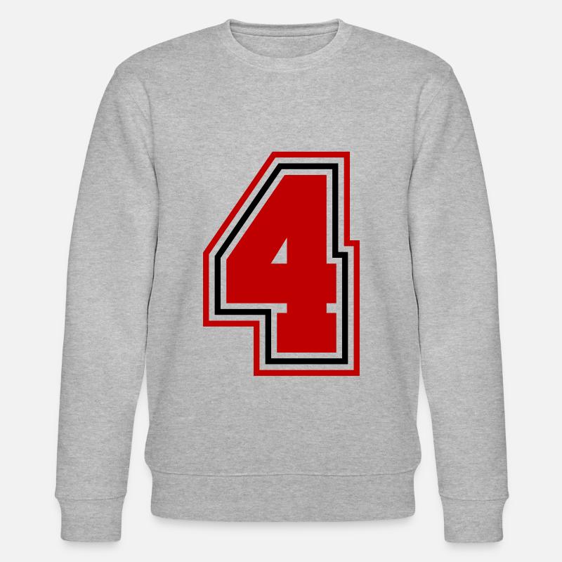 Symbole à 4 chiffres - Sweat bio CHANGER Stanley/Stella Unisexe - gris chiné
