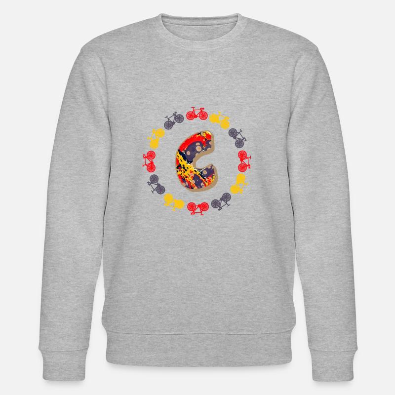Bicyclette E 202 C - Sweat bio CHANGER Stanley/Stella Unisexe - gris chiné