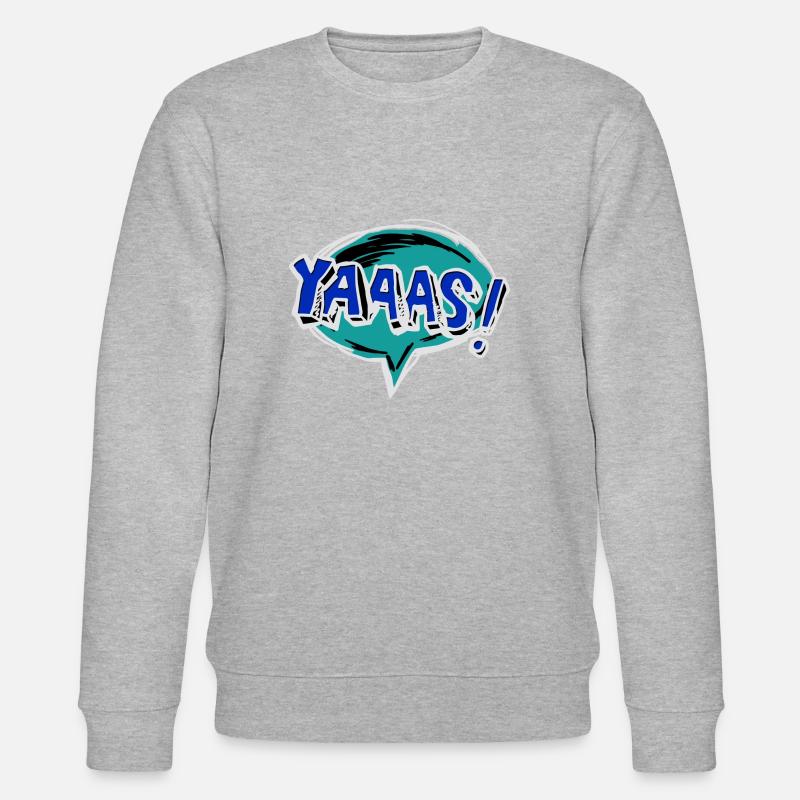 Yaaa's comic style - Stanley/Stella CHANGER Unisex Organic Sweatshirt - heather grey