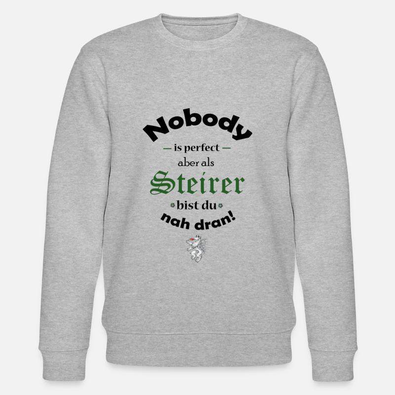 Steiermark - Stanley/Stella Unisex Bio-Sweatshirt CHANGER  - Grau meliert