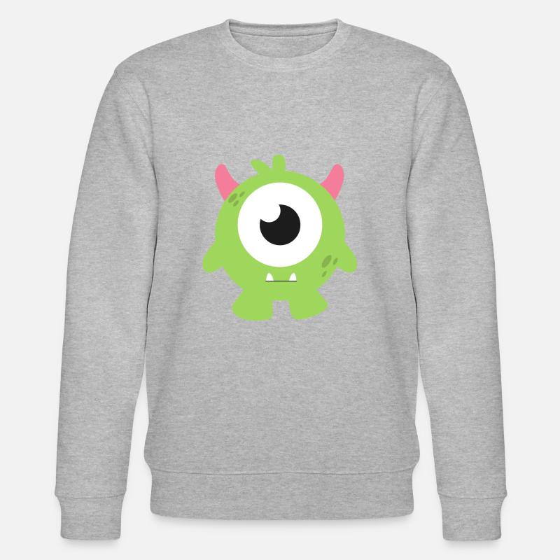 monstre vert - Sweat bio CHANGER Stanley/Stella Unisexe - gris chiné