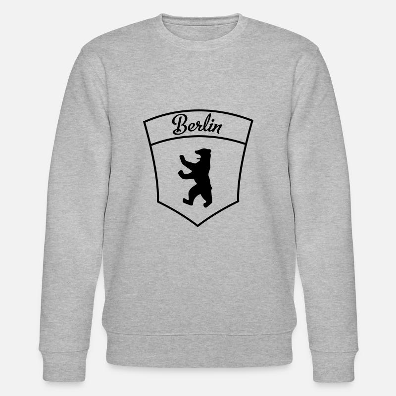 Berlin - Sweat bio CHANGER Stanley/Stella Unisexe - gris chiné