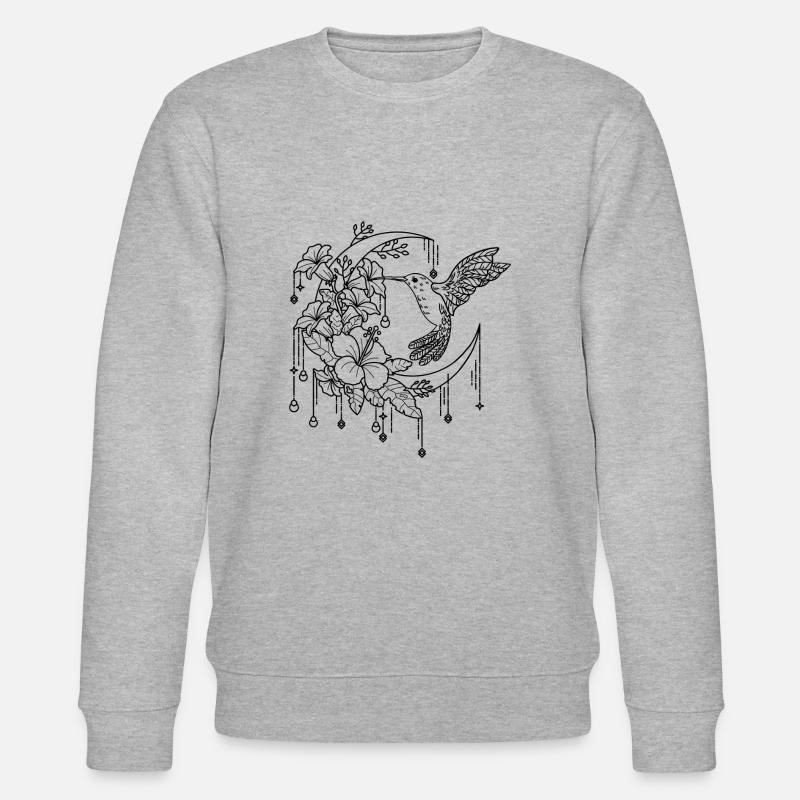 Kolibri - Stanley/Stella Unisex Bio-Sweatshirt CHANGER  - Grau meliert