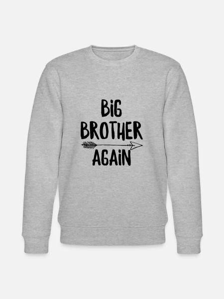 Storebror igen - Stanley/Stella økologisk unisex-sweatshirt CHANGER  - grå meleret