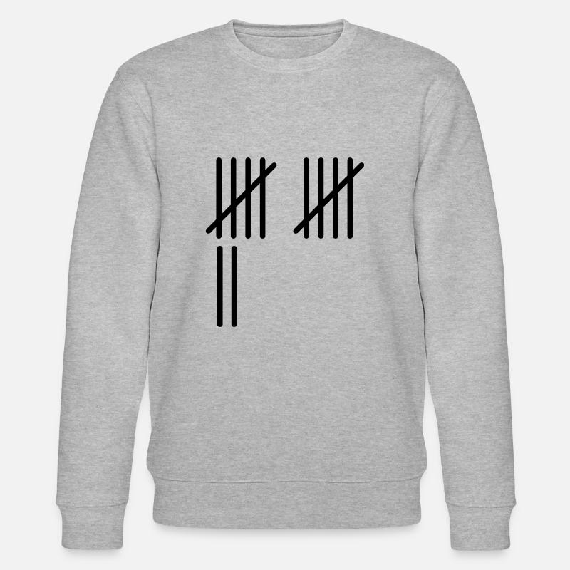 12 Stripes - Stanley/Stella Unisex Bio-Sweatshirt CHANGER  - Grau meliert