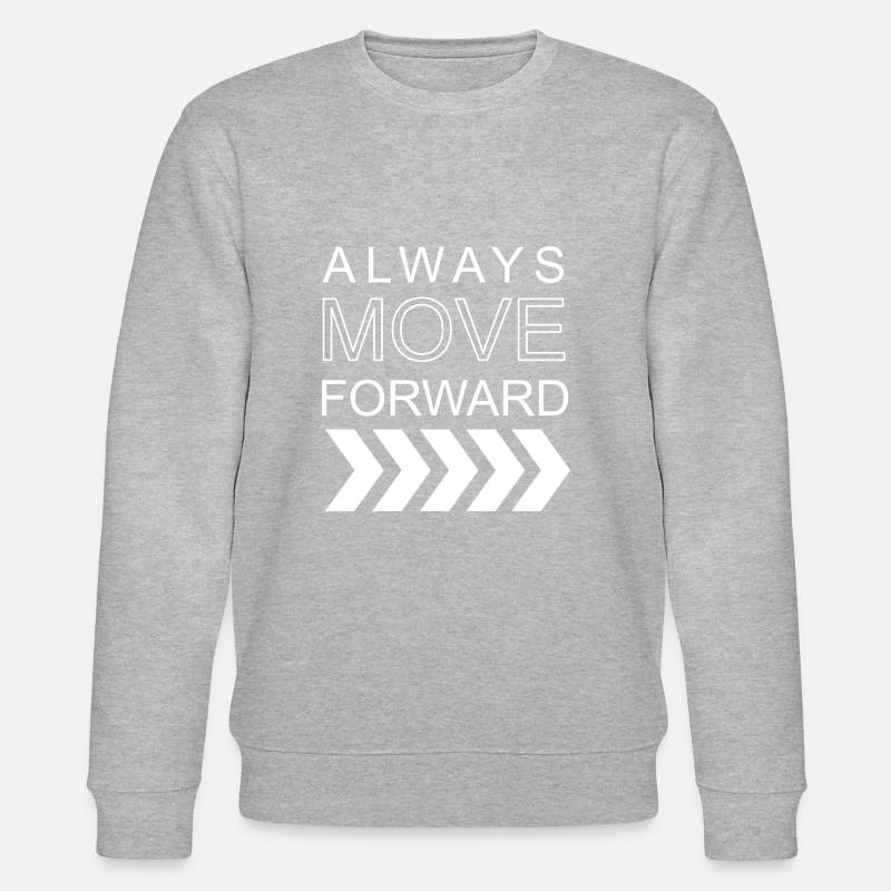 AlwaysMoveForward - Stanley/Stella Unisex Bio-Sweatshirt CHANGER - Grau meliert