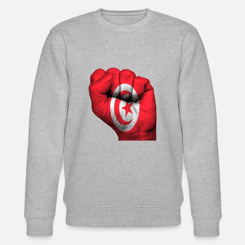 Faust Tunesien - Stanley/Stella Unisex Bio-Sweatshirt CHANGER  - Grau meliert
