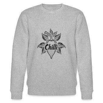 be Chilli - Stanley/Stella CHANGER Unisex Organic Sweatshirt - heather grey - Front - Nik (191cm) & Marisol (170cm)