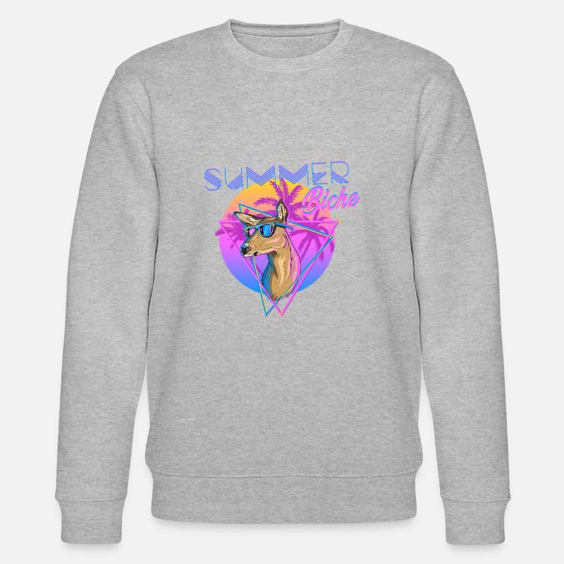 Summer biche - Sweat bio CHANGER Stanley/Stella Unisexe - gris chiné