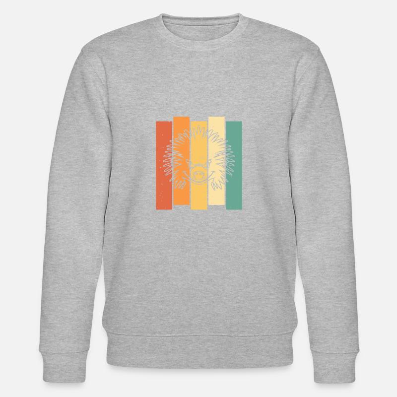 Stachelschwein - Stanley/Stella Unisex Bio-Sweatshirt CHANGER  - Grau meliert