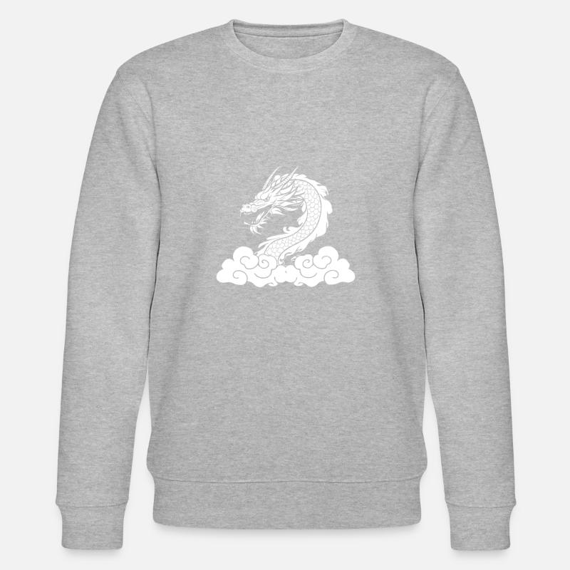 Année du Dragon 2024 - Sweat bio CHANGER Stanley/Stella Unisexe - gris chiné