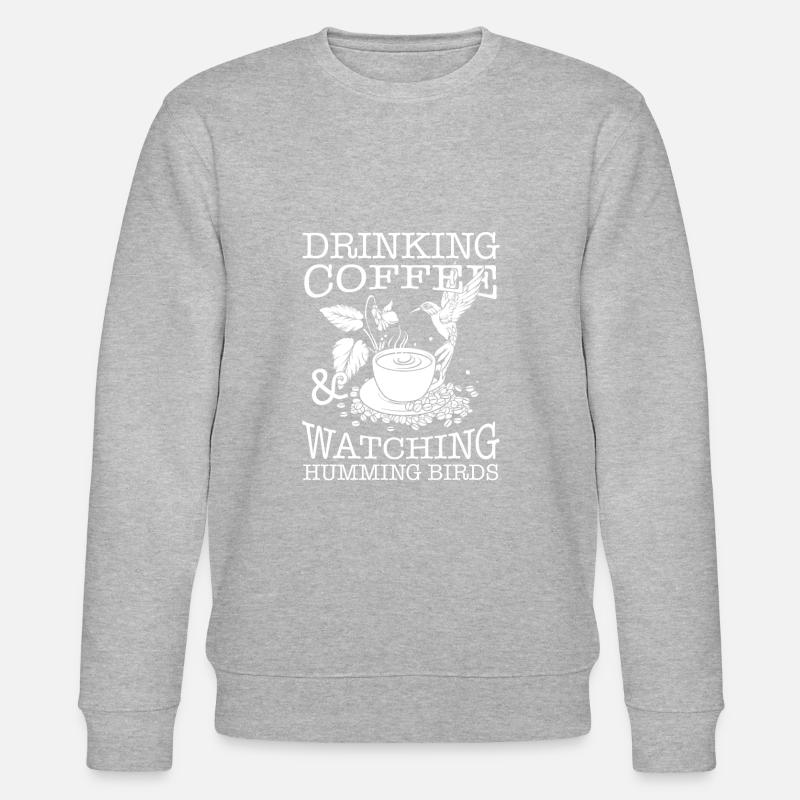 Kolibri Kaffeevogel - Stanley/Stella Unisex Bio-Sweatshirt CHANGER  - Grau meliert
