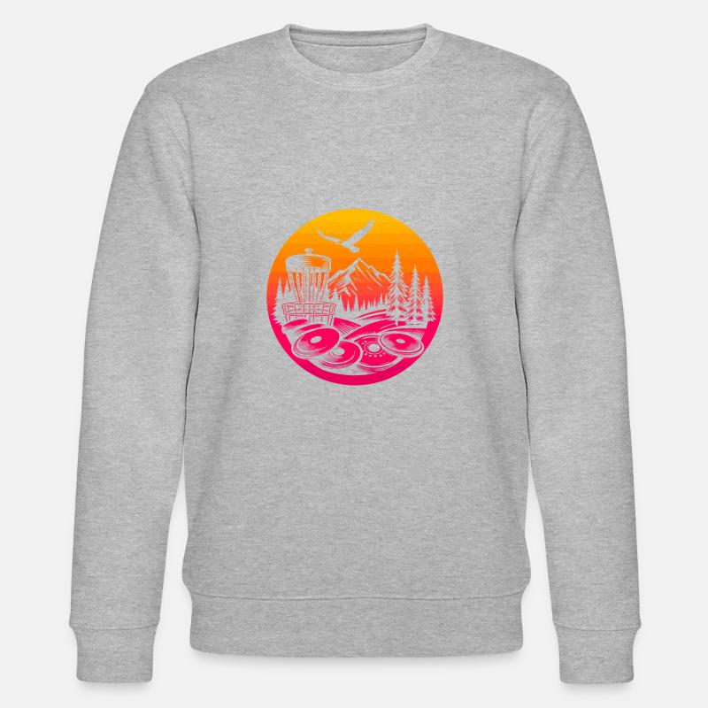 Frisbee Golf Disc Golf - Stanley/Stella CHANGER Unisex Organic Sweatshirt - heather grey