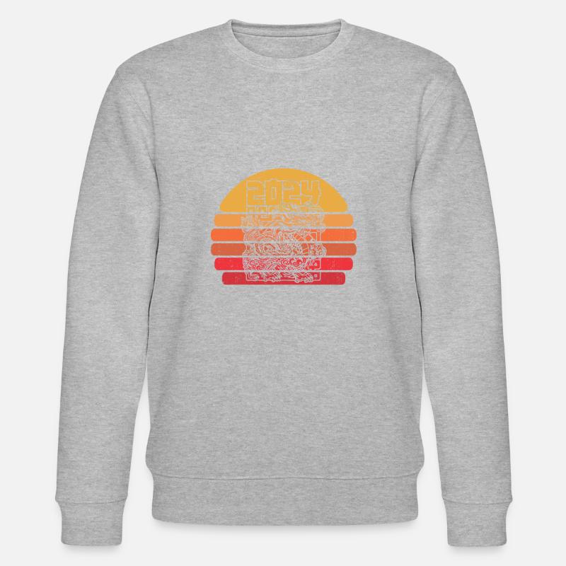 Année du Dragon 2024 - Sweat bio CHANGER Stanley/Stella Unisexe - gris chiné