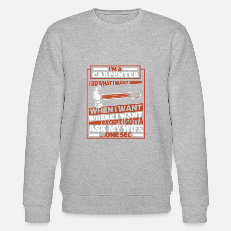 Carpenter Carpenter Carpenter - Stanley/Stella CHANGER Unisex Organic Sweatshirt - heather grey
