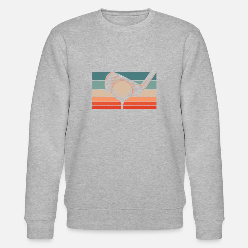 Golf Golfer Golfen - Stanley/Stella Unisex Bio-Sweatshirt CHANGER  - Grau meliert
