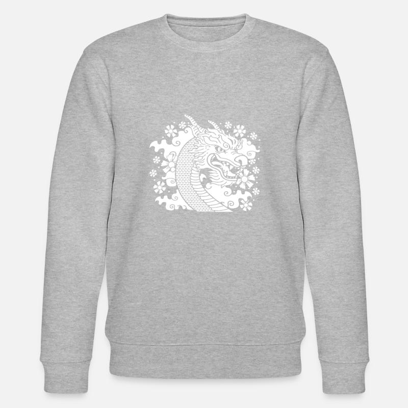 Année du Dragon 2024 - Sweat bio CHANGER Stanley/Stella Unisexe - gris chiné