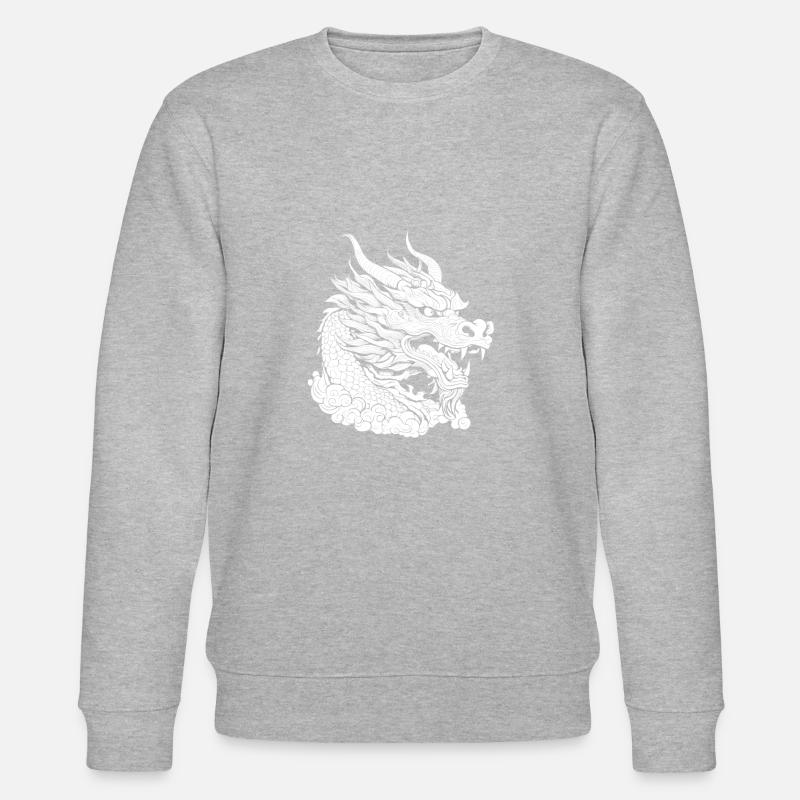 Année du Dragon 2024 - Sweat bio CHANGER Stanley/Stella Unisexe - gris chiné