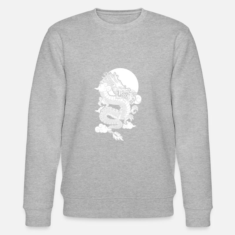 Année du Dragon 2024 - Sweat bio CHANGER Stanley/Stella Unisexe - gris chiné