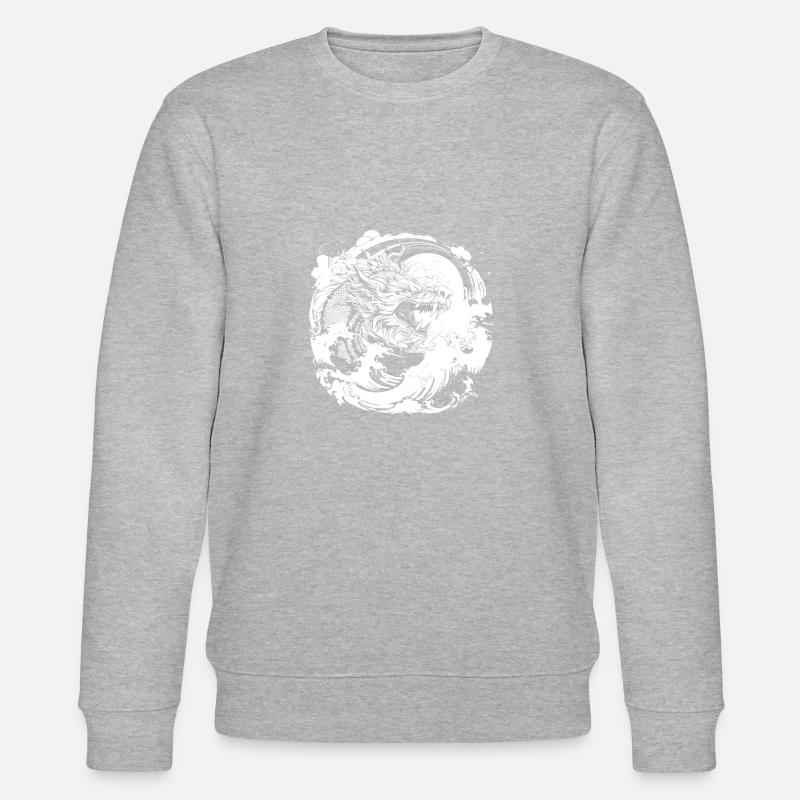 Année du Dragon 2024 - Sweat bio CHANGER Stanley/Stella Unisexe - gris chiné