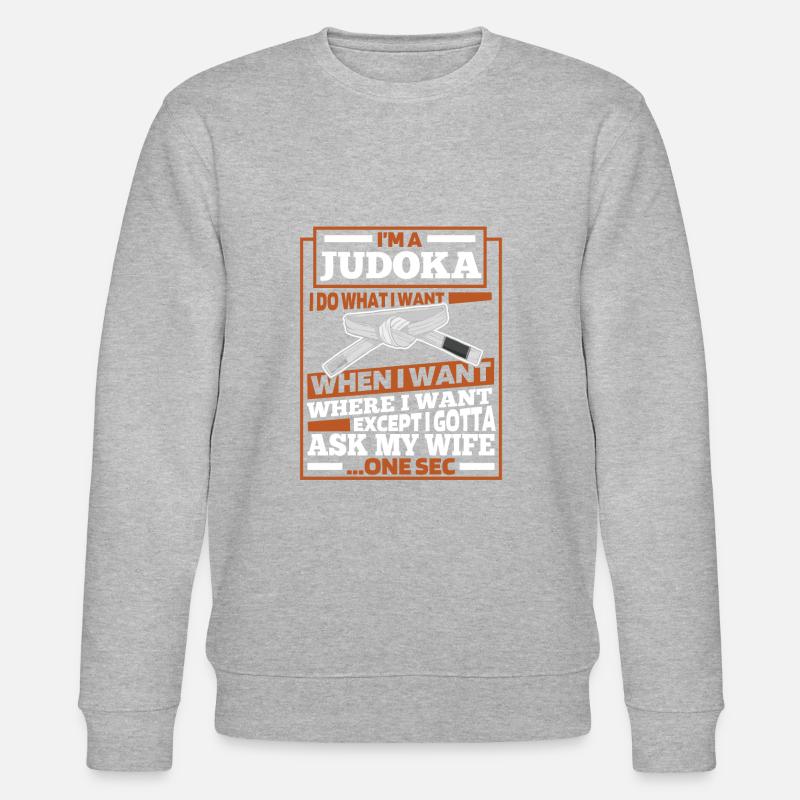 Judoka - Stanley/Stella Unisex Bio-Sweatshirt CHANGER  - Grau meliert