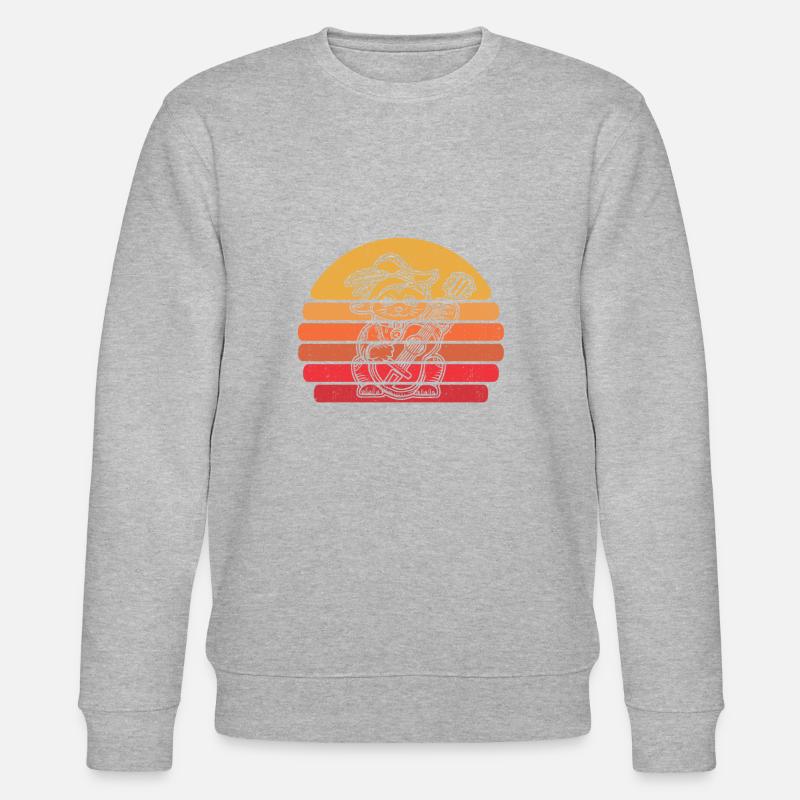 Akustikgitarre - Stanley/Stella Unisex Bio-Sweatshirt CHANGER  - Grau meliert