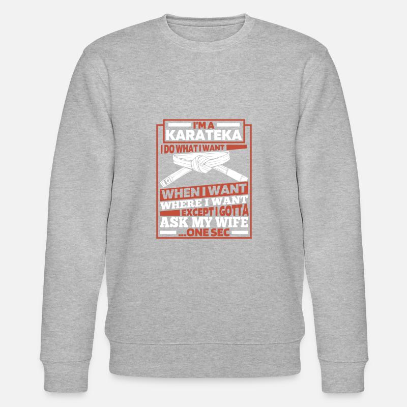 Karate - Stanley/Stella Unisex Bio-Sweatshirt CHANGER  - Grau meliert