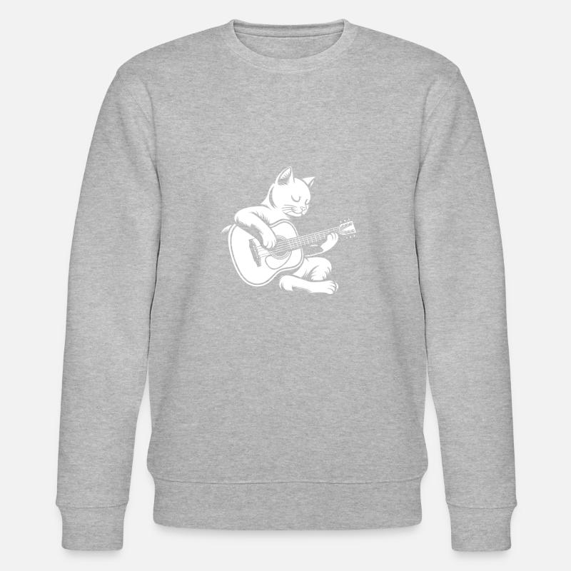 Akustikgitarre - Stanley/Stella Unisex Bio-Sweatshirt CHANGER  - Grau meliert