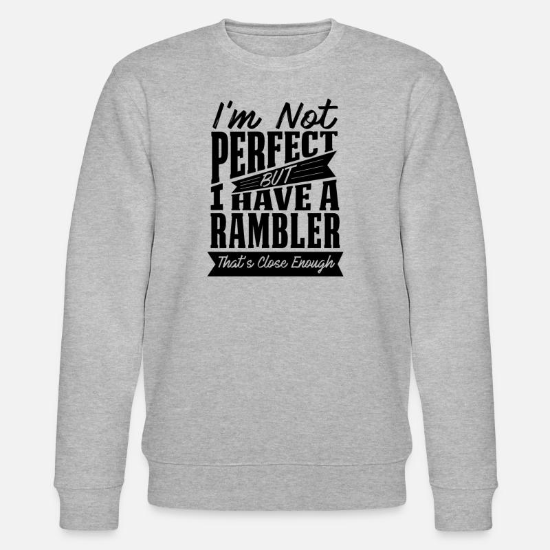 PERFEKT MIT RAMBLER CAR - Stanley/Stella Unisex Bio-Sweatshirt CHANGER  - Grau meliert