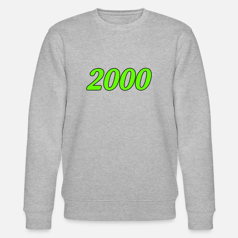 Jahr 2000 - Stanley/Stella Unisex Bio-Sweatshirt CHANGER  - Grau meliert