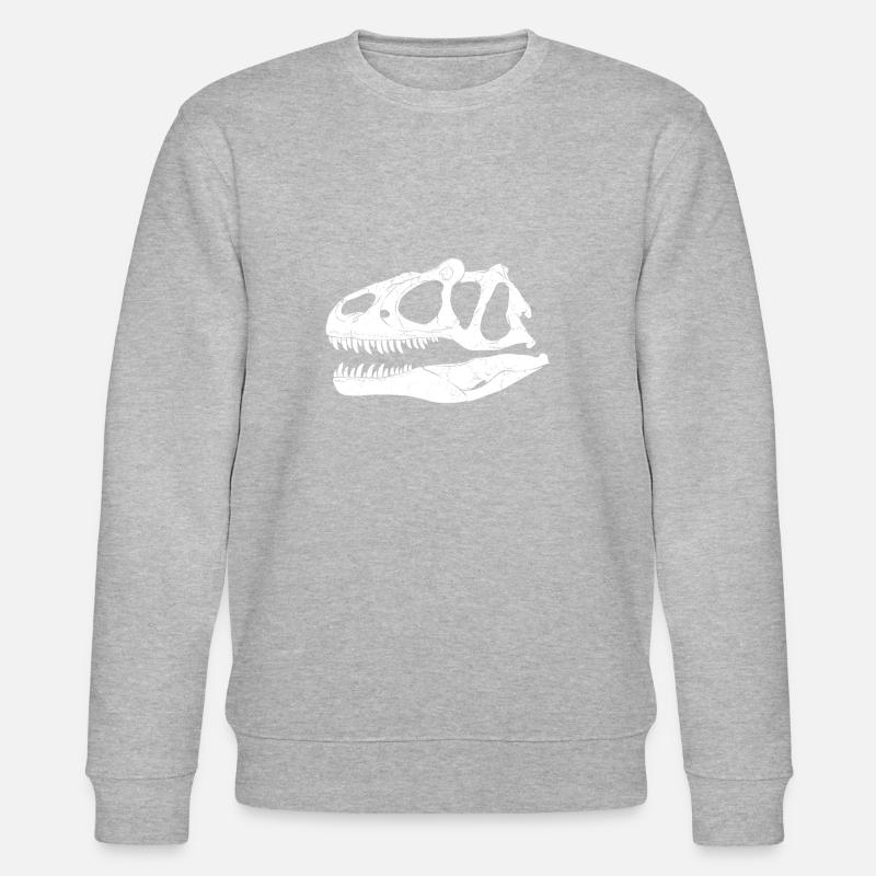 Fossile de Saurophaganax - Sweat bio CHANGER Stanley/Stella Unisexe - gris chiné