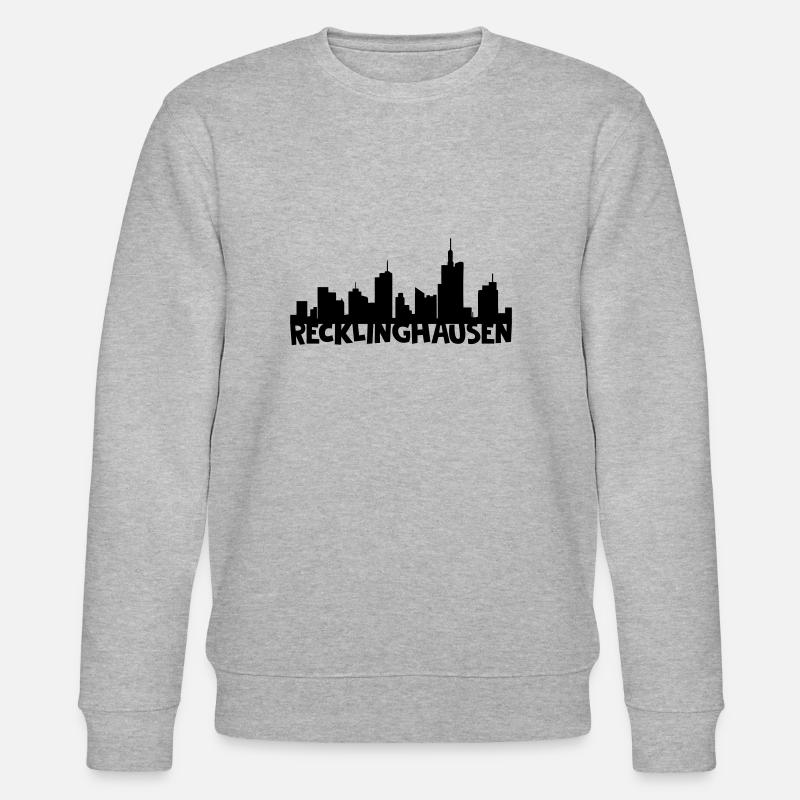 Recklinghausen Skyline - Stanley/Stella Unisex Bio-Sweatshirt CHANGER  - Grau meliert